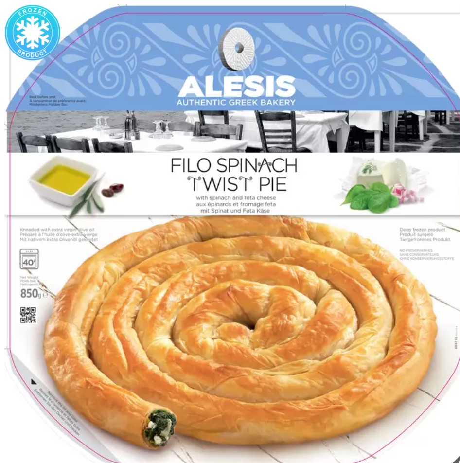 Alesis Filo Spinach Twist Pie, 850g